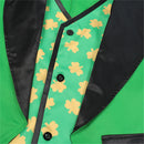 Men 4 Pieces Green Leprechaun St.COS Patrick's Irish Paddys Uniform Hat