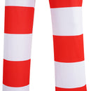 Men Adult Striped Prisoner Cosplay Costume Shirt Pants Jail Uniform - AwwwCos