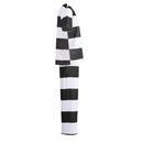Men Adult Striped Prisoner Cosplay Costume Shirt Pants Jail Uniform - AwwwCos