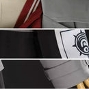 Men Anime Gachiakuta Enjin Cosplay Costume Grey Coat Red Top Loose Pants