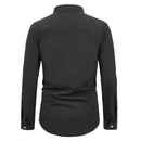 Men Business One Breasted Slim Fit Top Classic Cruise Collared Shirt for Prom - AwwwCos