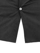 Men Business One Breasted Slim Fit Top Classic Cruise Collared Shirt for Prom - AwwwCos