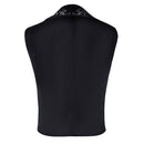Men Casual Slim Fit Gothic Victorian Waistcoats Buckle Vintage Party Vest