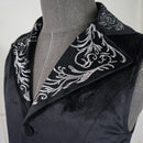 Men Casual Slim Fit Gothic Victorian Waistcoats Buckle Vintage Party Vest