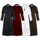 Men Church Robe Choir Clergy Pulpit Liturgical Single Breasted Coat - AwwwCos