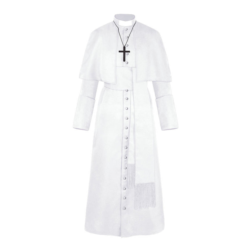 Men Church Robe Choir Clergy Pulpit Liturgical Single Breasted Coat - AwwwCos