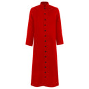 Men Church Robe Choir Minister Clergy Pulpit Liturgical Single Breasted Coat - AwwwCos