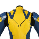 Men Deadpool 3 Wolverine Bodysuit Heroes Cosplay Costume Yellow Jumpsuit - AwwwCos
