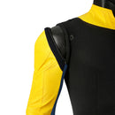 Men Deadpool 3 Wolverine Bodysuit Heroes Cosplay Costume Yellow Jumpsuit - AwwwCos