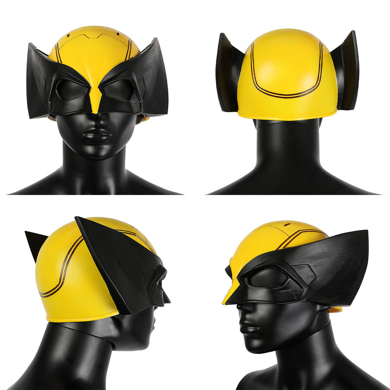 Men Deadpool 3 Wolverine Bodysuit Heroes Cosplay Costume Yellow Jumpsuit - AwwwCos