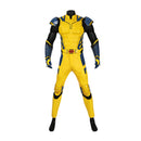 Men Deadpool 3 Wolverine Bodysuit Heroes Cosplay Costume Yellow Jumpsuit - AwwwCos