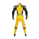 Men Deadpool 3 Wolverine Bodysuit Heroes Cosplay Costume Yellow Jumpsuit - AwwwCos