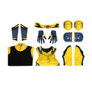 Men Deadpool 3 Wolverine Bodysuit Heroes Cosplay Costume Yellow Jumpsuit - AwwwCos