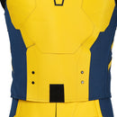 Men Deadpool 3 Wolverine Bodysuit Heroes Cosplay Costume Yellow Jumpsuit - AwwwCos