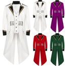 Men European Medieval Fake Two Pieces Retro Punk Long Tuxedo - AwwwCos