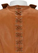 Men Faux Leather Cowboy Motorcycle Riding Club Outdoor Biker Vest - AwwwCos