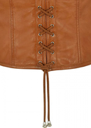 Men Faux Leather Cowboy Motorcycle Riding Club Outdoor Biker Vest - AwwwCos