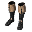 Men Faux Leather Pirate Western Cowboy Boots Medieval Knight Shoes - AwwwCos