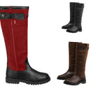 Men Faux Leather Pirate Western Cowboy Boots Zipper Knight Shoes - AwwwCos