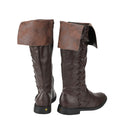 Men Faux Leather Retro Medieval Boots Nordic Viking Men Long Boots - AwwwCos