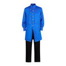 Men Fureru Inohara Yuta Cosplay Costume Blue Trench Black Pants - AwwwCos