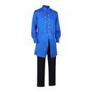 Men Fureru Inohara Yuta Cosplay Costume Blue Trench Black Pants - AwwwCos