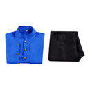 Men Fureru Inohara Yuta Cosplay Costume Blue Trench Black Pants - AwwwCos