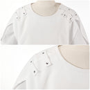 Men Game Alien Stage Till Cosplay Costume Cap Sleeve Top Pants - AwwwCos