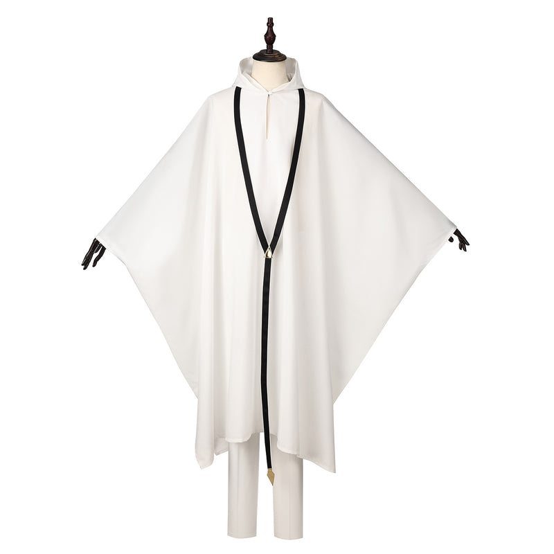 Men Game FGO Enkidu Cosplay Costume White Suit