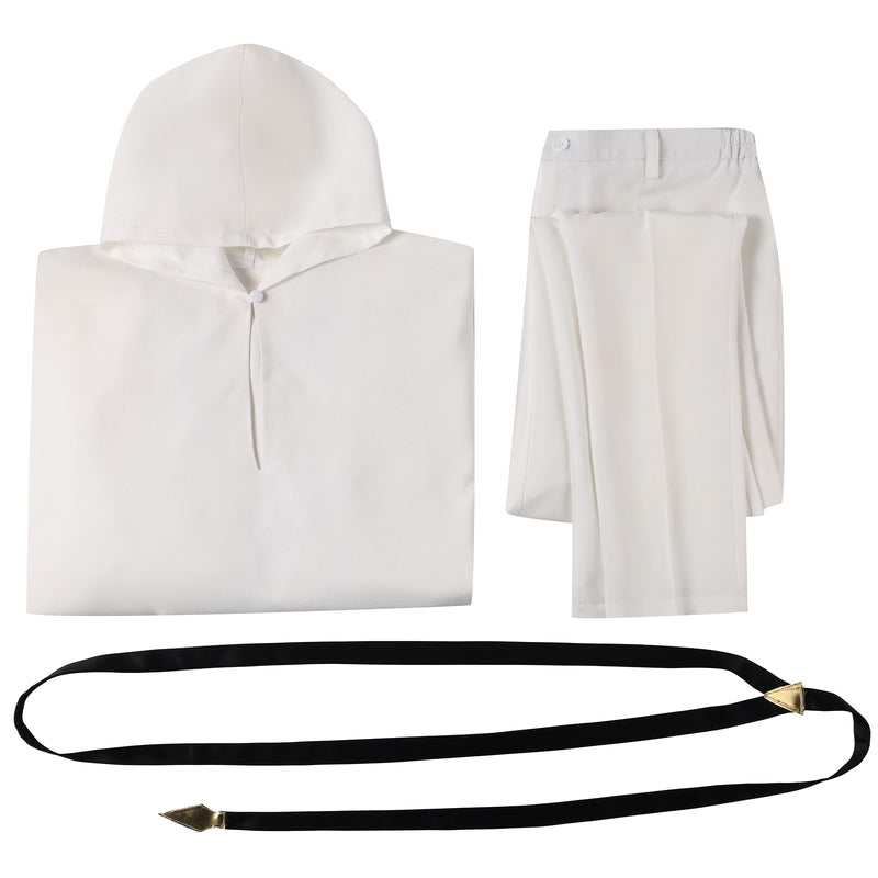 Men Game FGO Enkidu Cosplay Costume White Suit