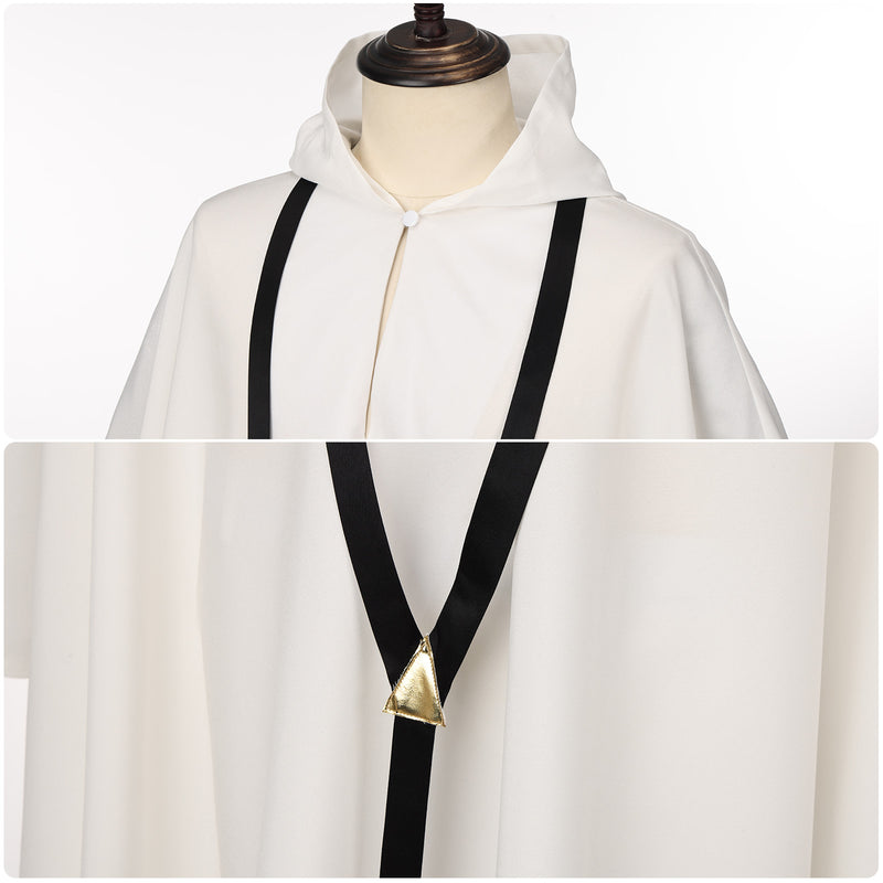 Men Game FGO Enkidu Cosplay Costume White Suit