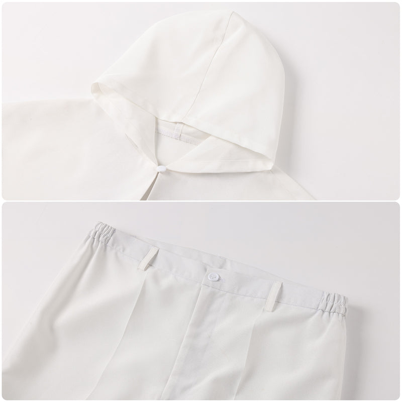Men Game FGO Enkidu Cosplay Costume White Suit