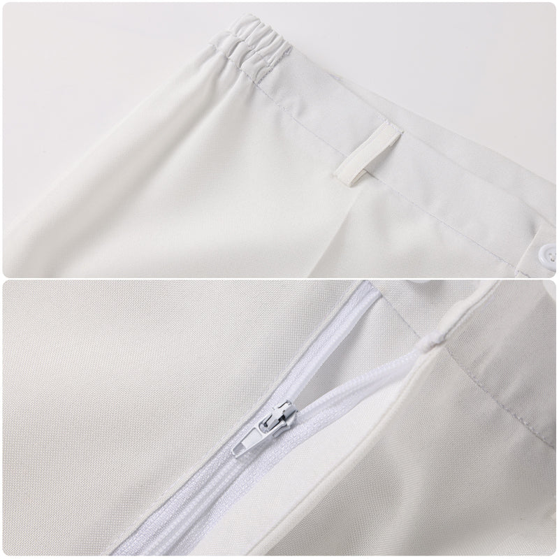 Men Game FGO Enkidu Cosplay Costume White Suit