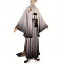 Men Game Silent Hill f Fox Mask Cosplay Costume Traditional Grey Hanfu