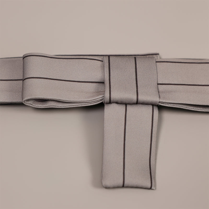 Men Game Silent Hill f Fox Mask Cosplay Costume Traditional Grey Hanfu