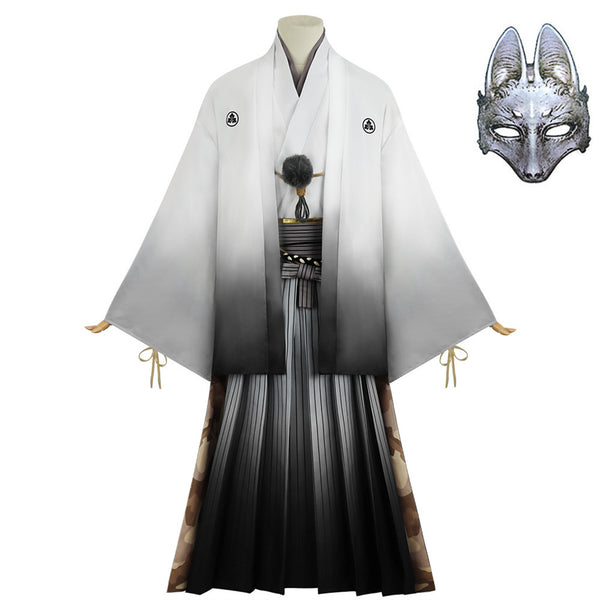 Men Game Silent Hill f Fox Mask Cosplay Costume Traditional Hanfu Mask - AwwwCos