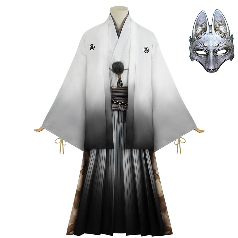 Men Game Silent Hill f Fox Mask Cosplay Costume Traditional Hanfu Mask - AwwwCos