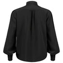 Men Gothic Pirate Vampire Prince Cosplay Costume Medieval Shirt Lace Bow Tie