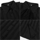 Men Gothic Pirate Vampire Prince Cosplay Costume Medieval Shirt Lace Bow Tie