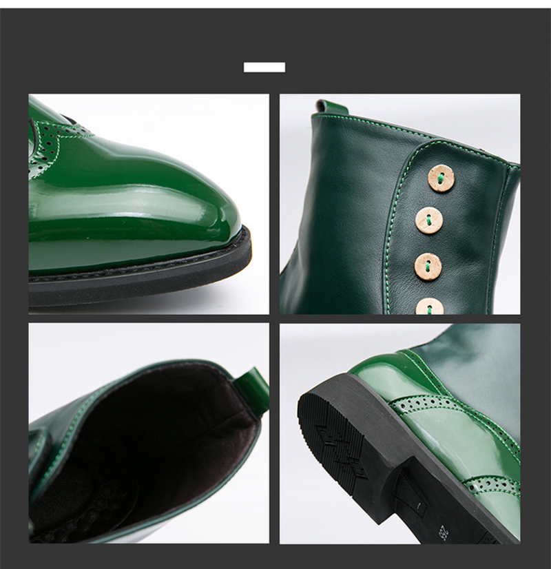 Men High-top Leather Shoes British Trendy Casual Outdoor Plus Size Boots