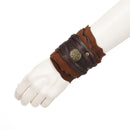 Men Knight Viking Pirate Cosplay Accessory Artificial Fur Arm Guards Cuff - AwwwCos