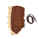 Men Knight Viking Pirate Cosplay Accessory Artificial Fur Arm Guards Cuff - AwwwCos