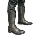 Men Knight Western Cowboy Cosplay Shoes Zipper Martin Boots - AwwwCos