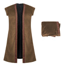 Men Medieval Pirate Cosplay Costume Role Playing Waistcoat Sleeveless Viking Vest