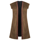 Men Medieval Pirate Cosplay Costume Role Playing Waistcoat Sleeveless Viking Vest