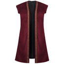 Men Medieval Pirate Cosplay Costume Role Playing Waistcoat Sleeveless Viking Vest