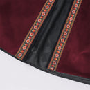 Men Medieval Pirate Cosplay Costume Role Playing Waistcoat Sleeveless Viking Vest