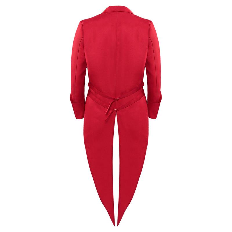 Men Medieval Renaissance Steampunk Vampire Cosplay Costume Tailcoat