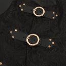 Men Medieval Steampunk Gothic Cosplay Jacquard Vest Sleeveless Waistcoat - AwwwCos