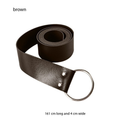 Men Medieval Viking Pirate Renaissance Knight Cosplay Costume Robe Brown Belt
